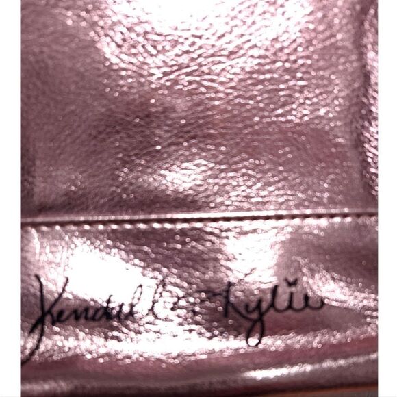 Kendall & Kylie Tote Bag/Excellent Used Condition/Fits Laptop/Pink Metallic - Picture 6 of 9